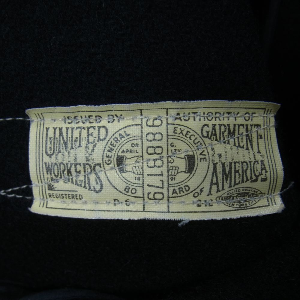 ワープ アンド ウーフ PIONEER TAILORING P COAT 30's ヘラクレス スポーツジャケット ピーコート ブラック系 38【中古】