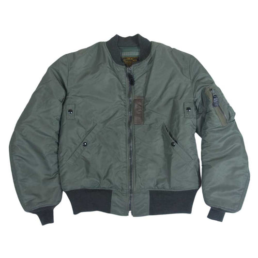 Buzz Rickson's バズリクソンズ BR13573 Type MA-1 SLENDER ORIGINAL SPEC. BUZZ RICKSON MFG. CO. タイトフィット フライト ジャケット カーキ系 M【中古】