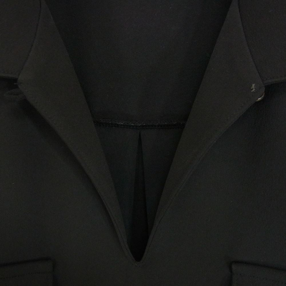 6 ロク 8612-241-0213 BEAUTY & YOUTH UNITED ARROWS SKIPPER SHIRT スキッパー 長袖 シャツ ブラック系 サイズ表記無【美品】【中古】