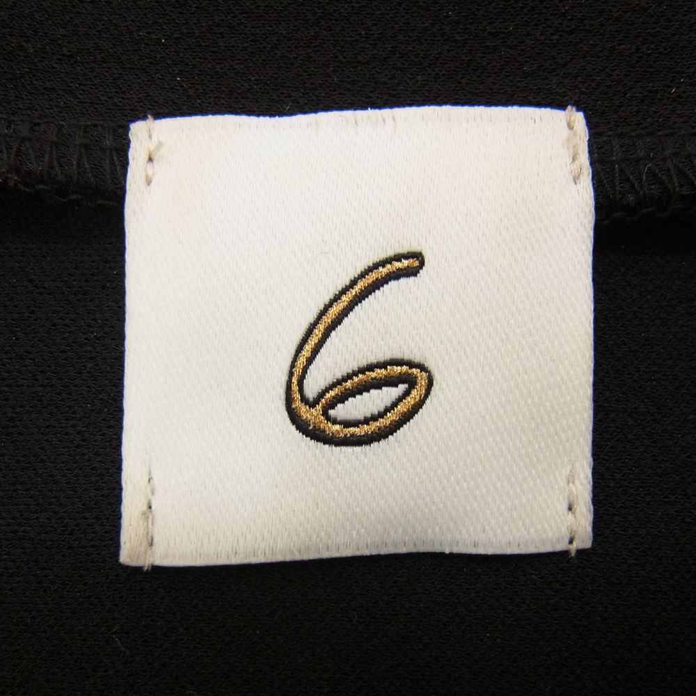 6 ロク 8612-241-0213 BEAUTY & YOUTH UNITED ARROWS SKIPPER SHIRT スキッパー 長袖 シャツ ブラック系 サイズ表記無【美品】【中古】