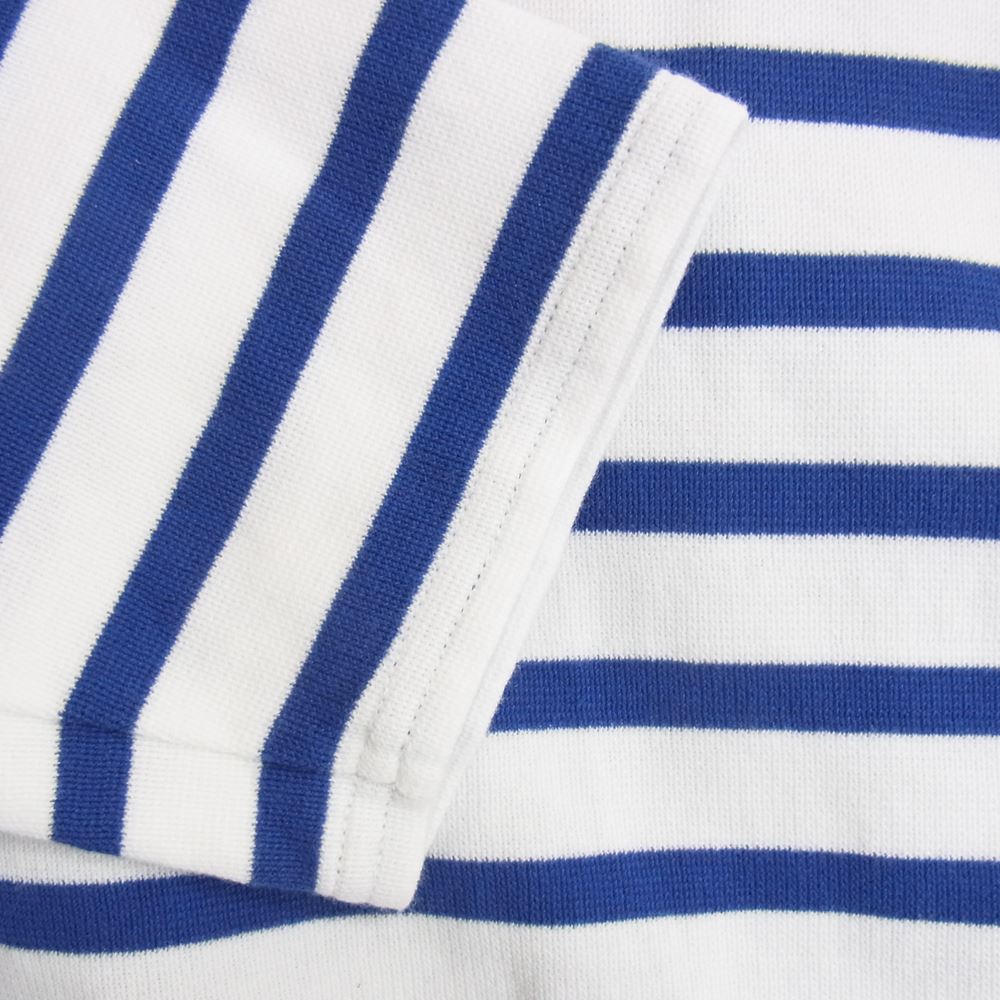 6 ロク ROKU 8612-241-0232 RASCHEL BORDER PULLOVER プルオーバ― ボーダー カットソー ホワイト系 サイズ表記無【中古】 6 ロク 8612-241-0232 RASCHEL BORDER PULLOVER プルオーバ― ボーダー