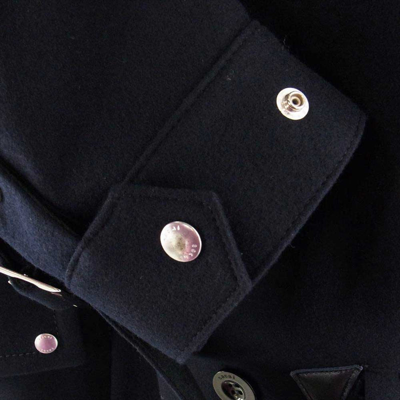 【新品】Sacai 22aw ウール　メルトン コート サイズ2　coat