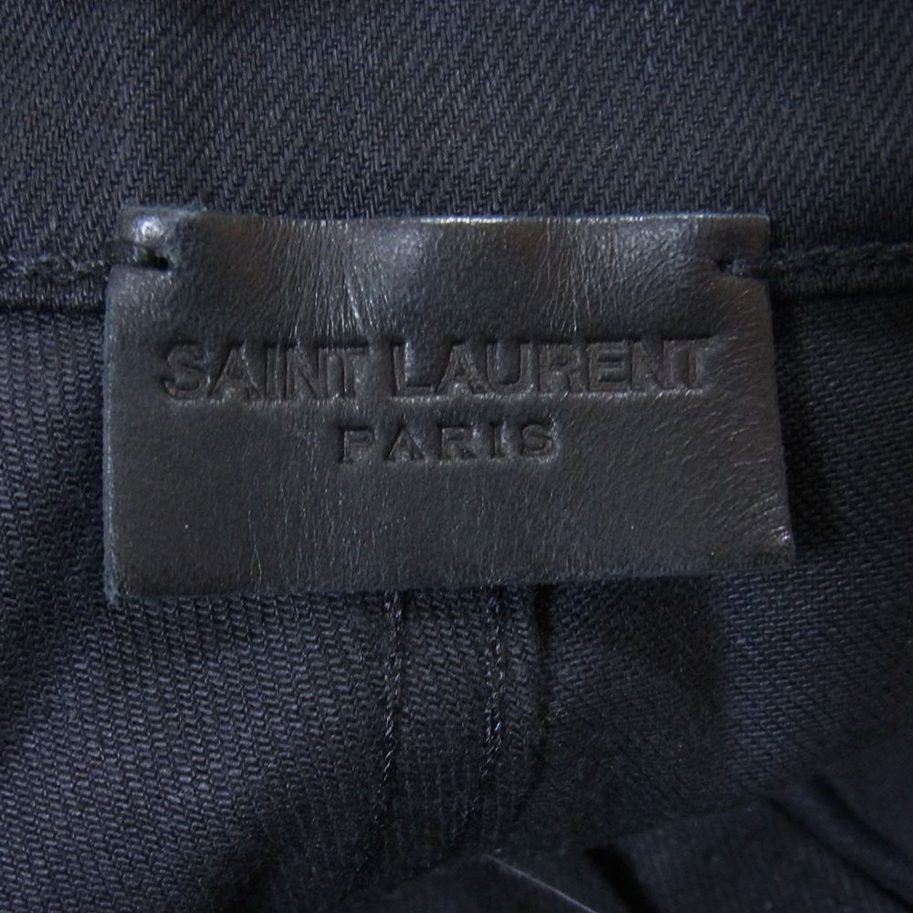SAINT LAURENT サンローラン 484345 YG869 D02 M/SK-LW スキニー デニムパンツ ブラック系 31【中古】