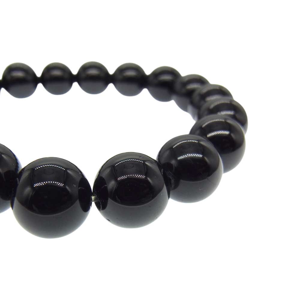 CHROME HEARTS クロムハーツ（原本有） BEAD 24 10ｍｍ ビーズ ブレスレット シルバー系 ブラック系【中古】