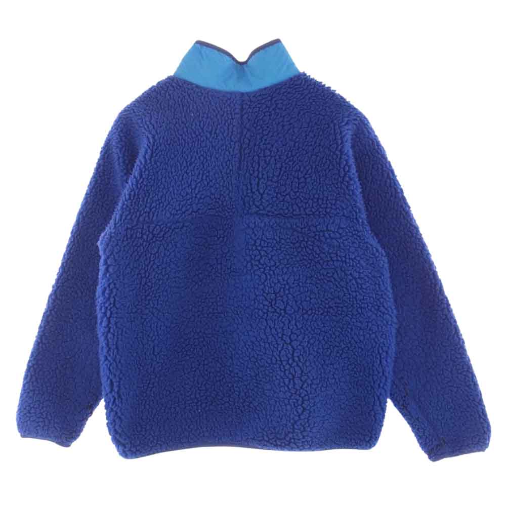 patagonia パタゴニア 89年 USA製 Retro Pile Cardigan COBALT OPTI ジップ レトロ パイル カーディガン コバルト ブルー系 XL【中古】