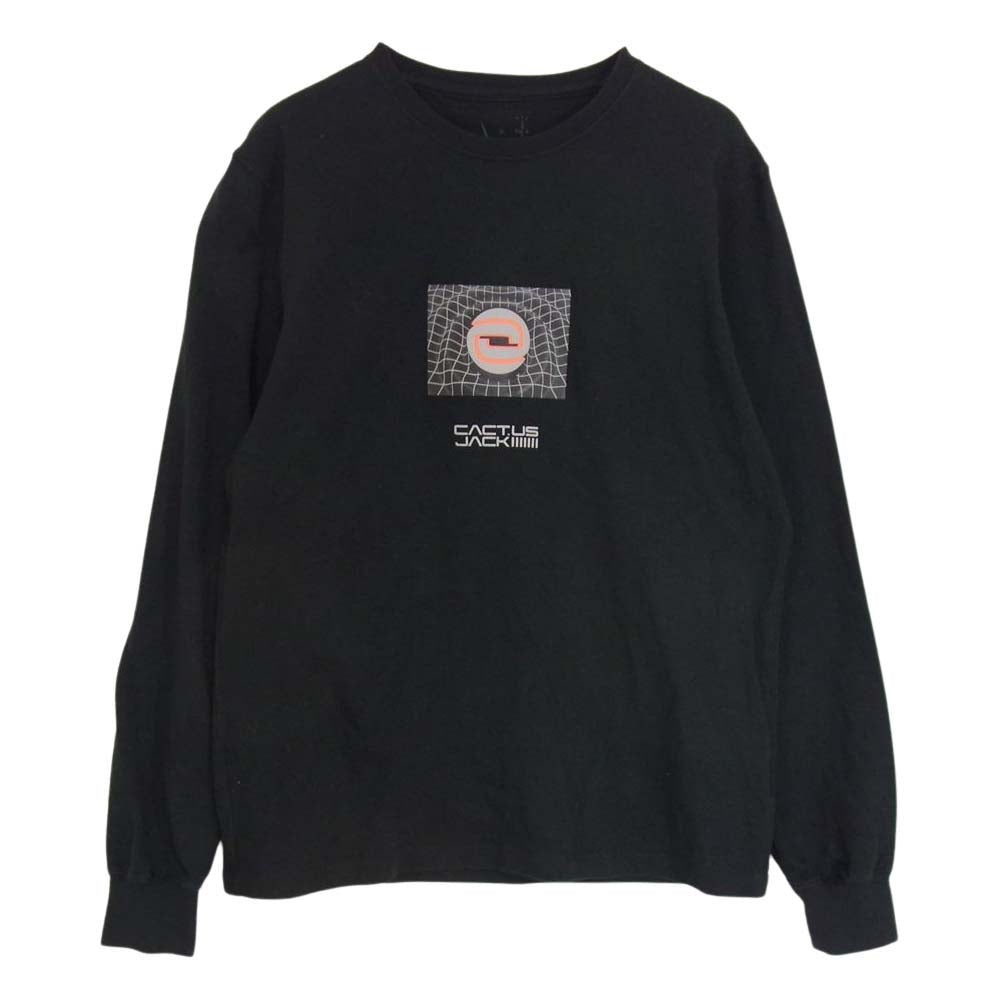 NIKE ナイキ DO6354-010 CACUT.US CORP Travis Scott カクタスジャック トラヴィススコット 長袖 Tシャツ ブラック系 L【中古】