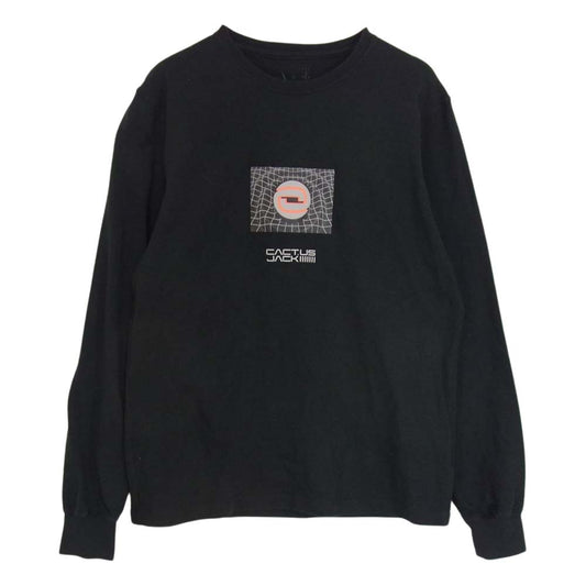 NIKE ナイキ DO6354-010 CACUT.US CORP Travis Scott カクタスジャック トラヴィススコット 長袖 Tシャツ ブラック系 L【中古】