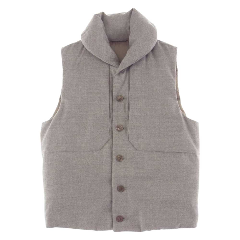 Paul Smith ポール・スミス PM-BM-53127 ウール ダウンベスト グレー系 M【中古】