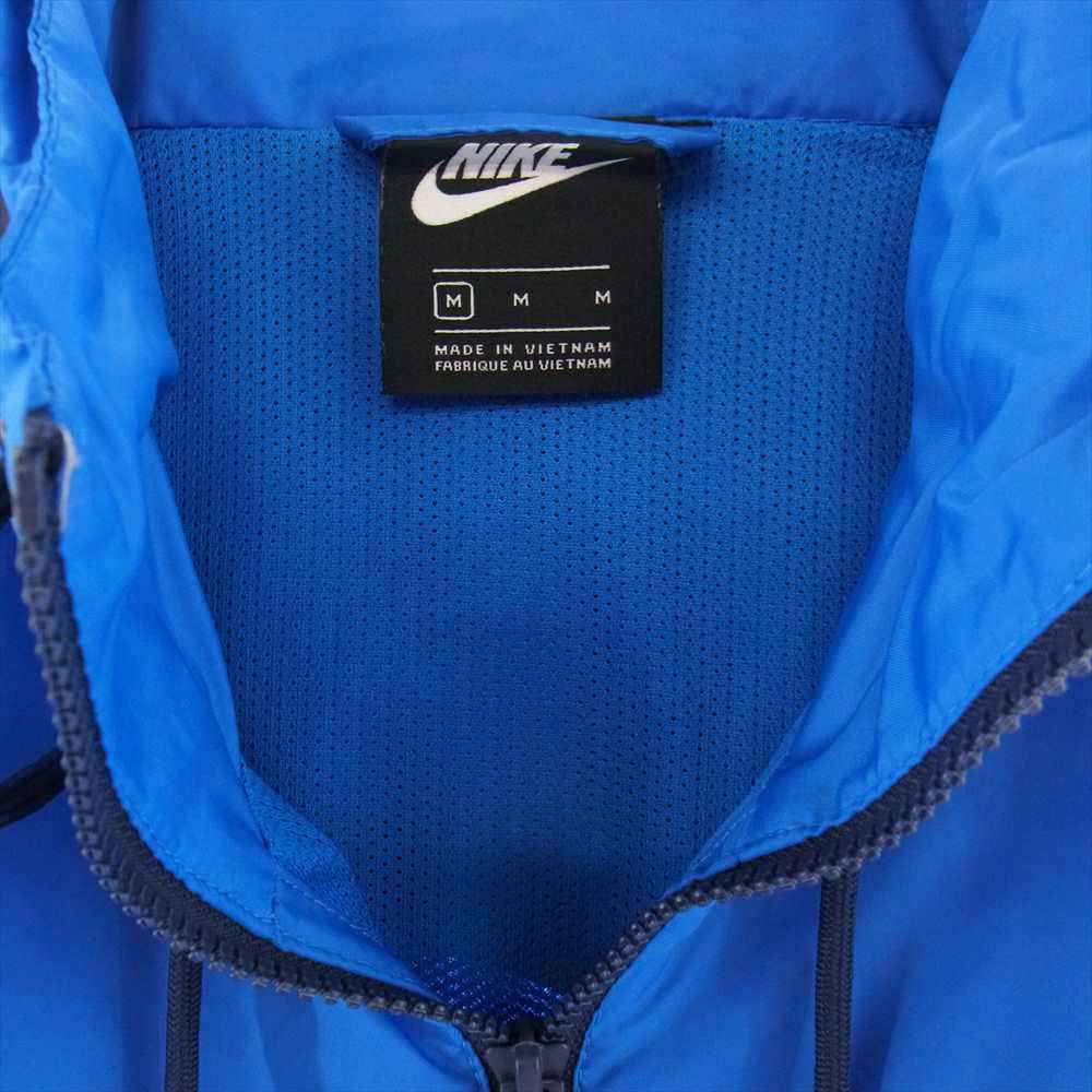 NIKE ナイキ AR2210-381 ビッグスウッシュ ウィンドランナー フルジップ ジャケット ブルー系 グリーン系 M【中古】