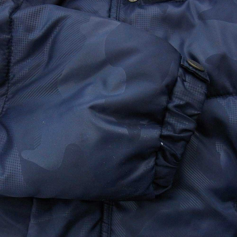 AVIREX アヴィレックス 6142194 LANGLEY PADDING JACKET ロゴワッペン モザイクカモ ラングレー パディング  ジャケット パープル系 M【中古】