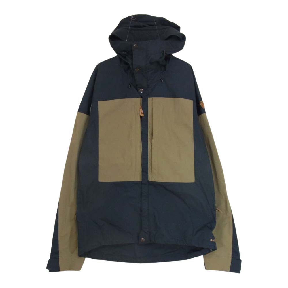 フェールラーベン 87211 Keb Jacket G-1000素材 カラーブロック マウンテンパーカ ケブ ジャケット ネイビー系 M【中古】