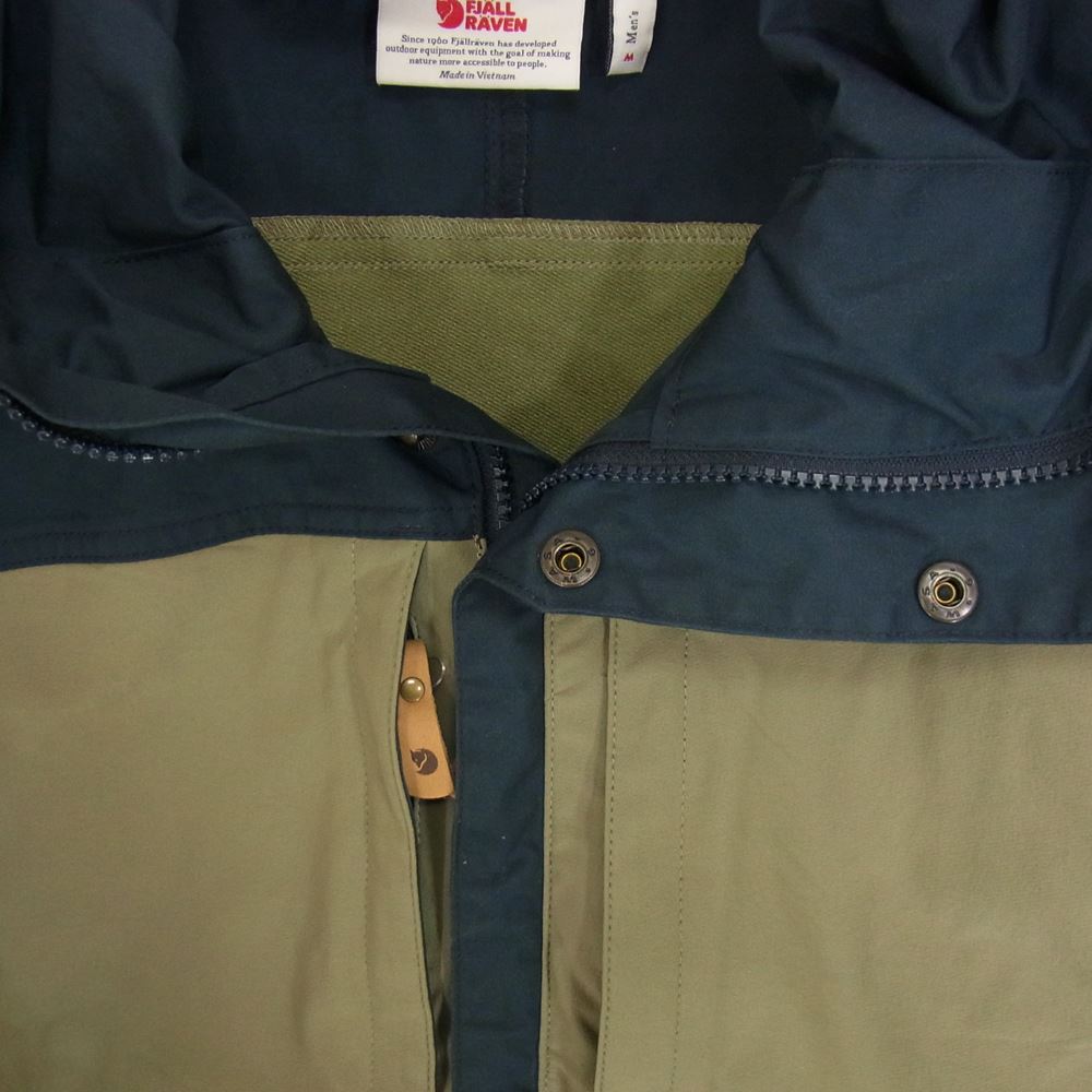 フェールラーベン 87211 Keb Jacket G-1000素材 カラーブロック マウンテンパーカ ケブ ジャケット ネイビー系 M【中古】