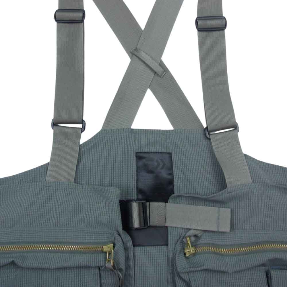 ダイワピア39 20SS BV-35020 MULCH POCKET MESH TOOL VEST マルチポケット メッシュ ツール フィッシング ベスト カーキ系 F【中古】