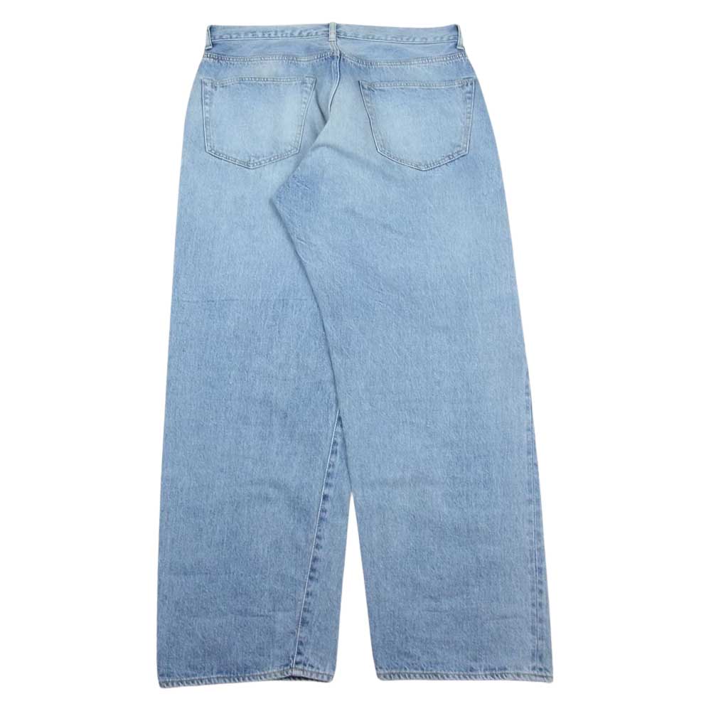 COMOLI コモリ 22AW W03-03004 5P 5ポケット デニム パンツ BLEACH ブリーチ インディゴブルー系 2【美品】【中古】