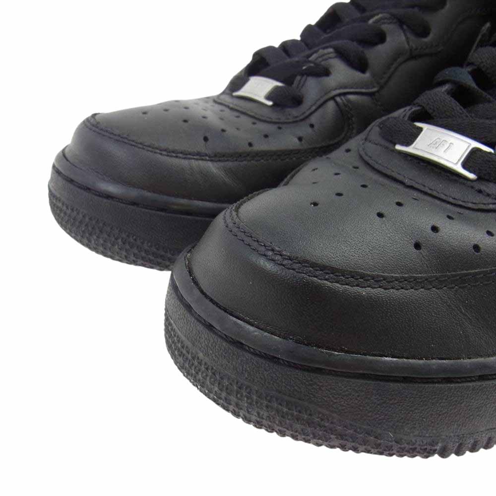 NIKE ナイキ 308497-006 AIR FORCE 1 AF1 MID 07 エアフォースワン ミッドカット スニーカー ブラック系 27cm【中古】