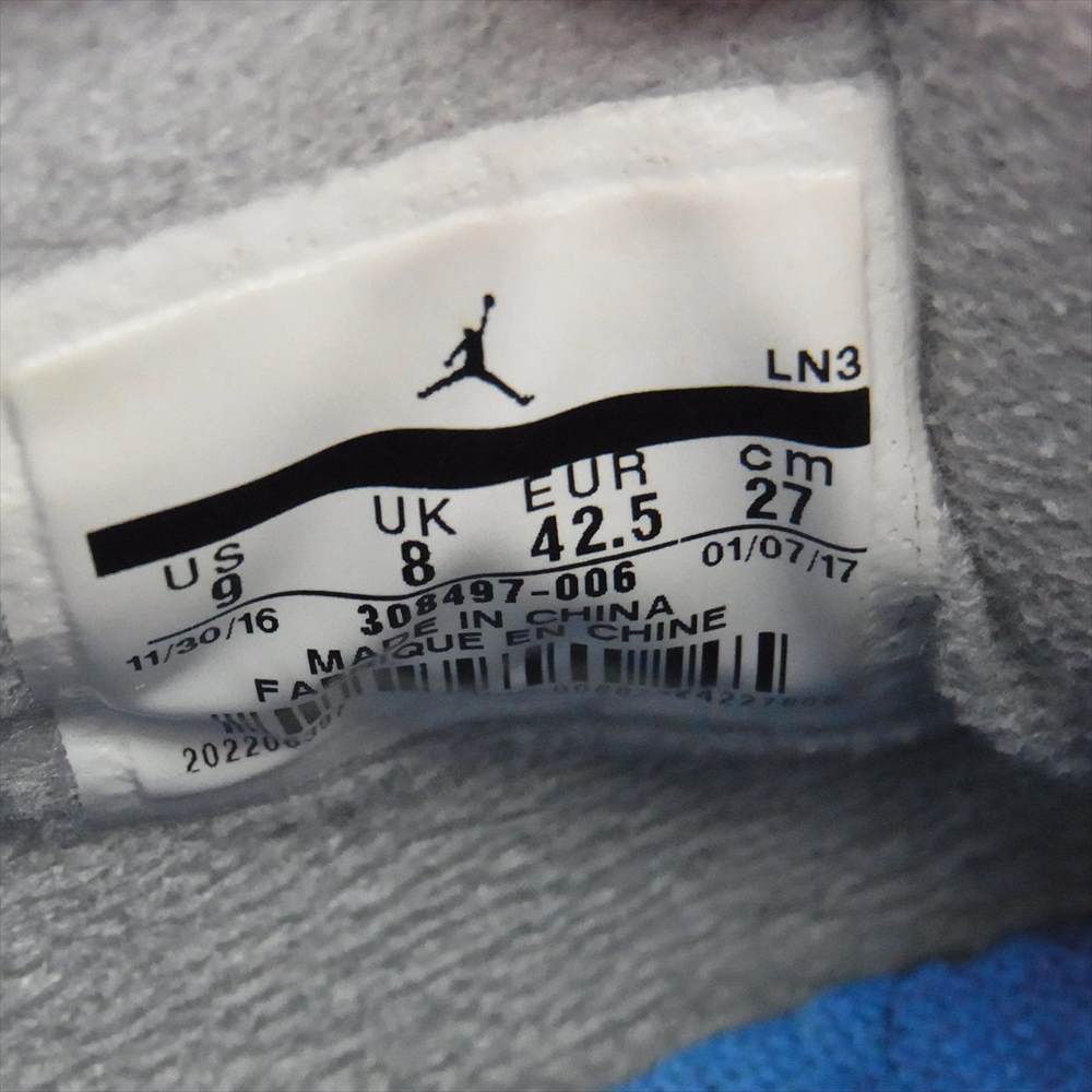 NIKE ナイキ 308497-006 AIR JORDAN 4 AJ4 RETRO ALTERNATE MOTORSPORTS エアジョーダン レトロ スニーカー ブラック系 27cm【中古】