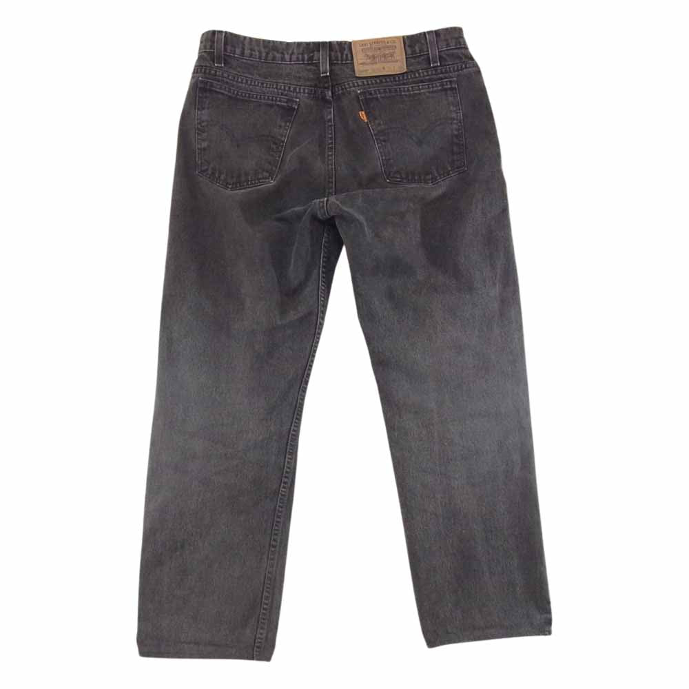 Levi's リーバイス 40505-4159 90s USA製 505 オレンジタブ レギュラーフィット ブラックデニム ジーンズ デニムパンツ ブラック系 W36L30【中古】