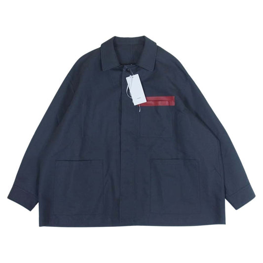 GRAPHPAPER グラフペーパー 21AW GM213-20122 Double Plain Weave Jacket ダブルプレーン ジャケット グレー系 1【中古】