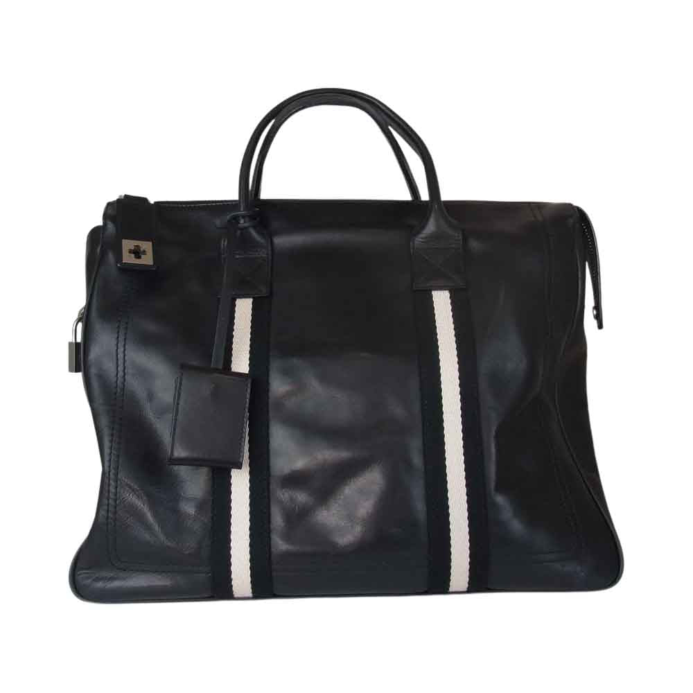 BALLY バリー TAJEST-MD レザー バッグ ブリーフケース ブラック系【中古】