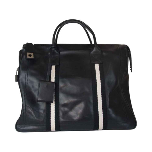 BALLY バリー TAJEST-MD レザー バッグ ブリーフケース ブラック系【中古】