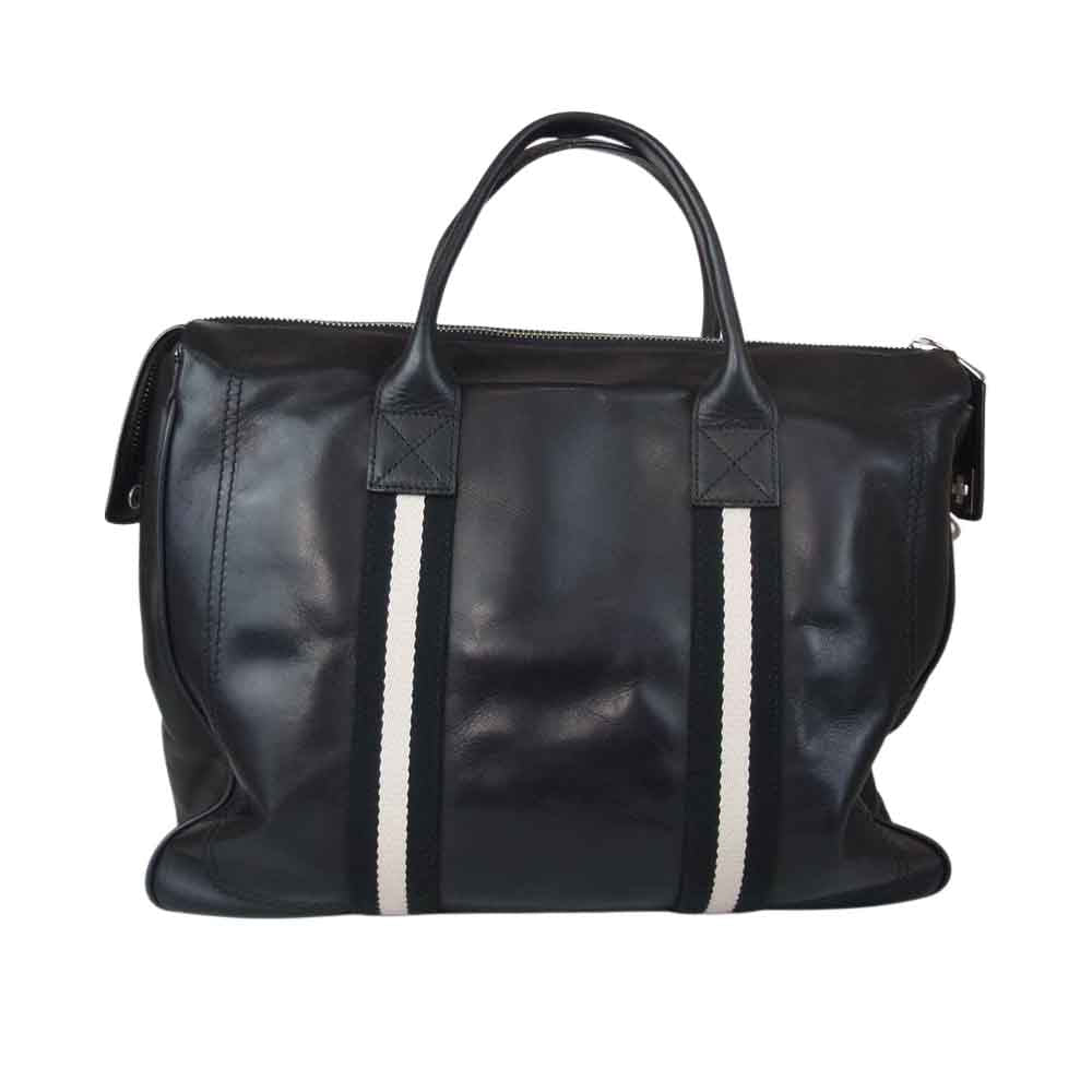BALLY バリー TAJEST-MD レザー バッグ ブリーフケース ブラック系【中古】