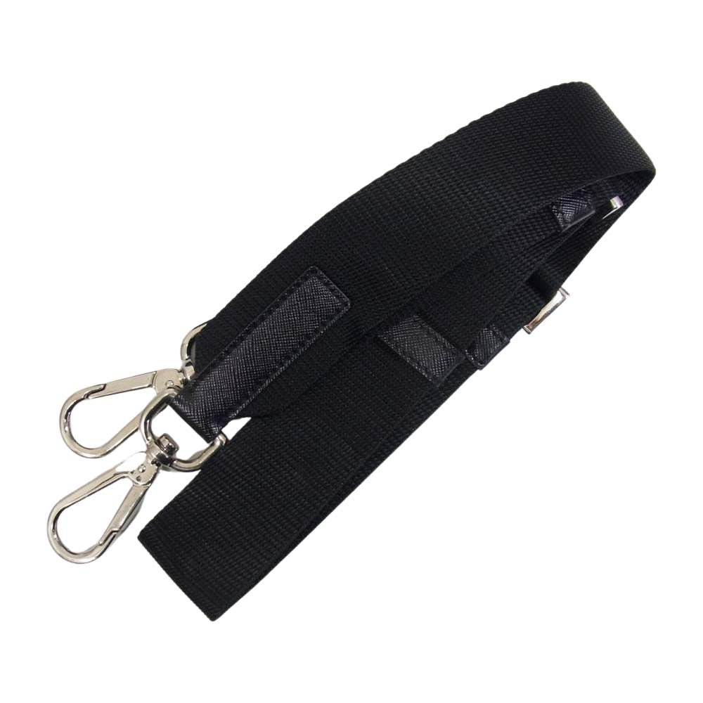 PRADA プラダ 2VE407  2WAY ナイロン トート ショルダー バッグ ブリーフケース ブラック系【中古】