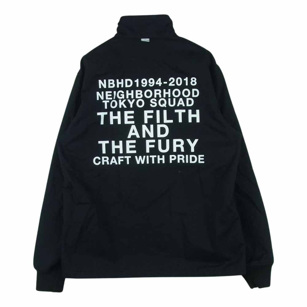 NEIGHBORHOOD ネイバーフッド 181SPNH-JKM03 SQD C-JKT メッセージプリント ジャケット ブラック系 M【中古】