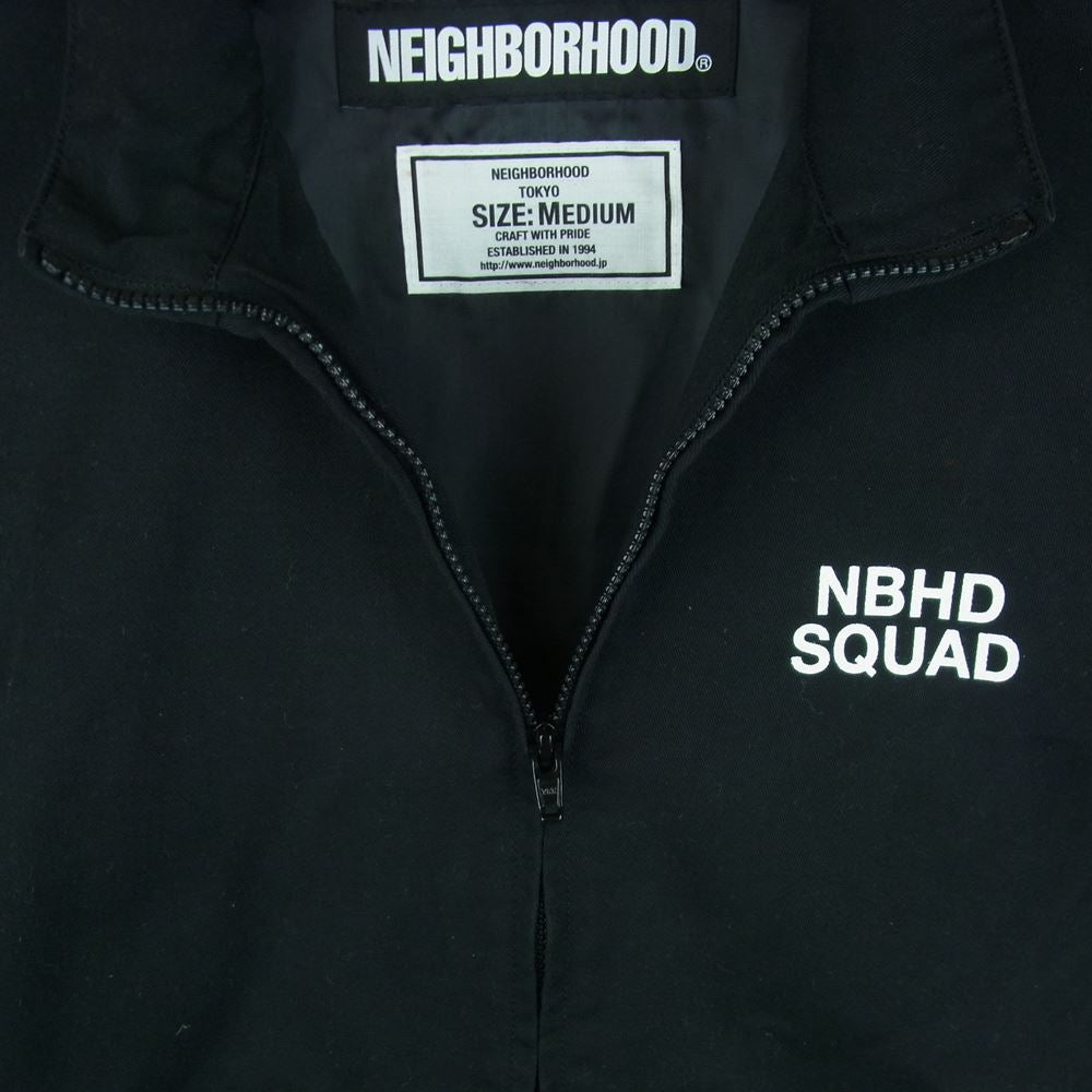NEIGHBORHOOD ネイバーフッド 181SPNH-JKM03 SQD C-JKT メッセージプリント ジャケット ブラック系 M【中古】