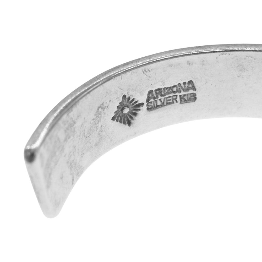 ARIZONA FREEDOM アリゾナフリーダム K18 太陽神 平打ち バングル シルバー系【中古】