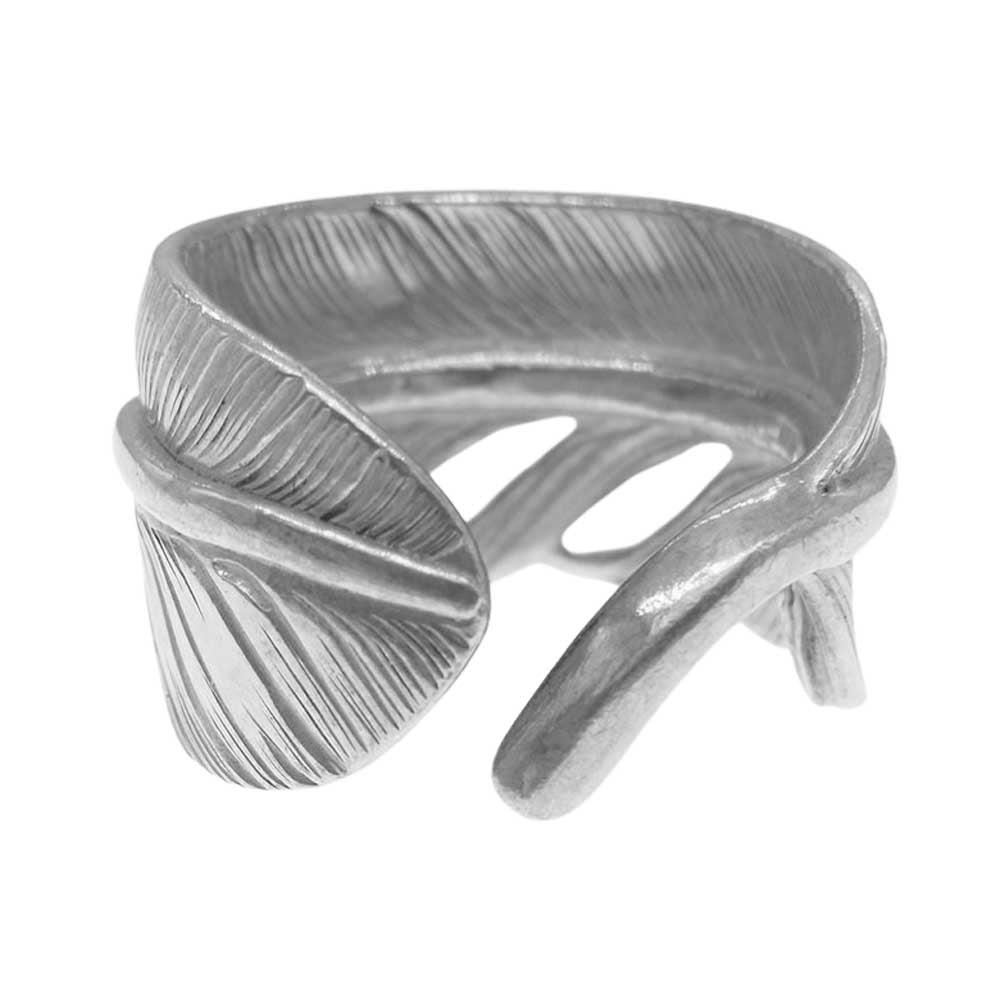 WINGROCK ウィングロック FEATHER RING フェザーリング シルバー系 20号【中古】