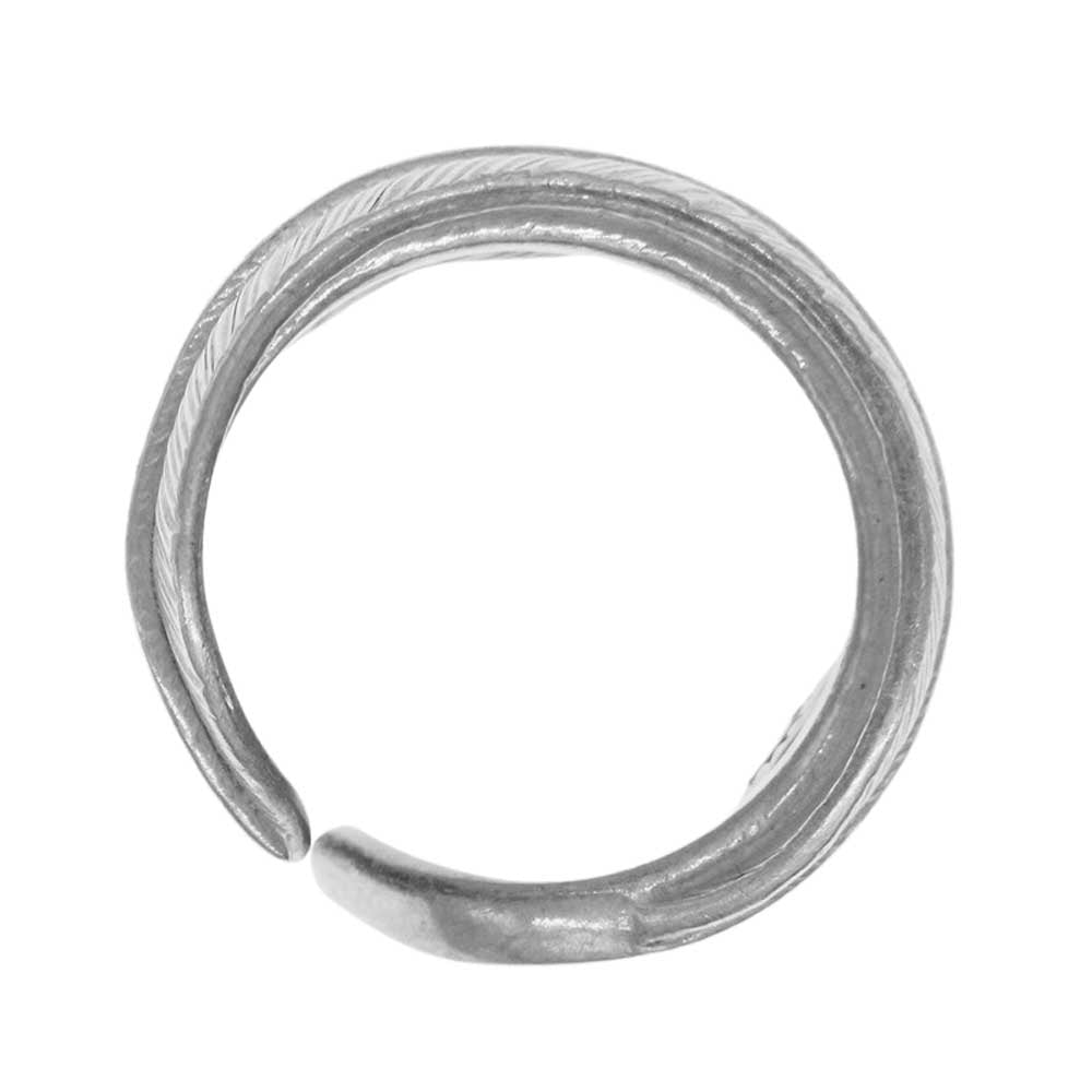 WINGROCK ウィングロック FEATHER RING フェザーリング シルバー系 20号【中古】