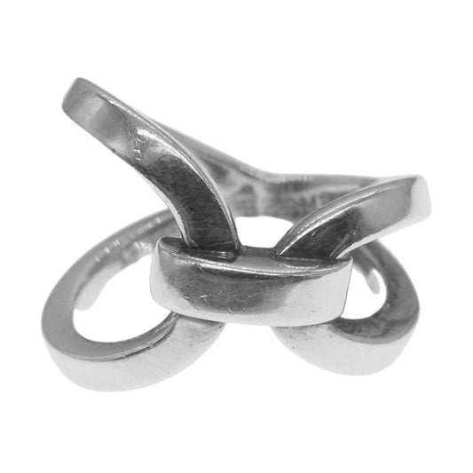 HERMES エルメス ヴィンテージ  シルバー リング シルバー系 9号【中古】