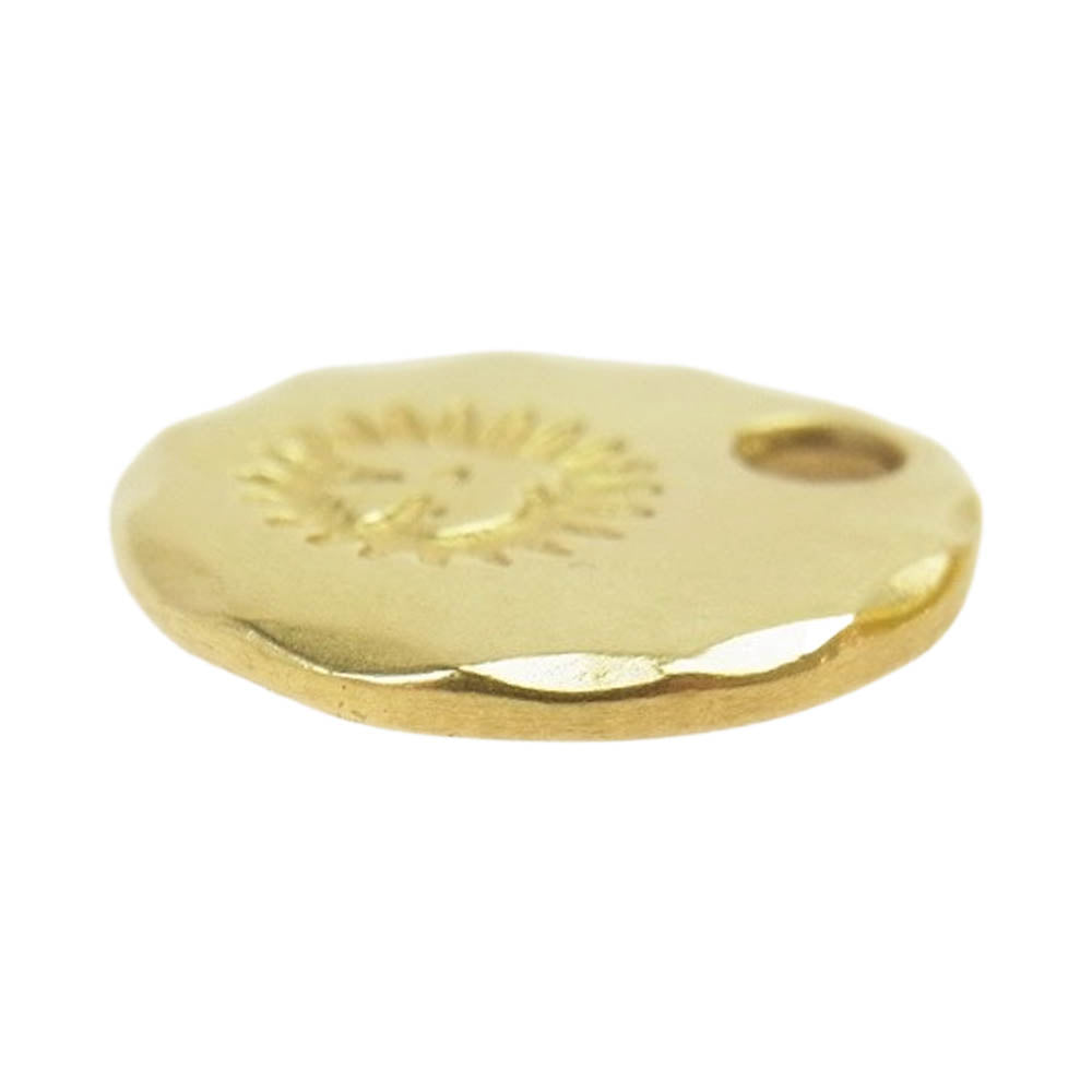 WINGROCK ウィングロック 18K 全金 メタル タタキ ペンダント トップ ゴールド系【中古】