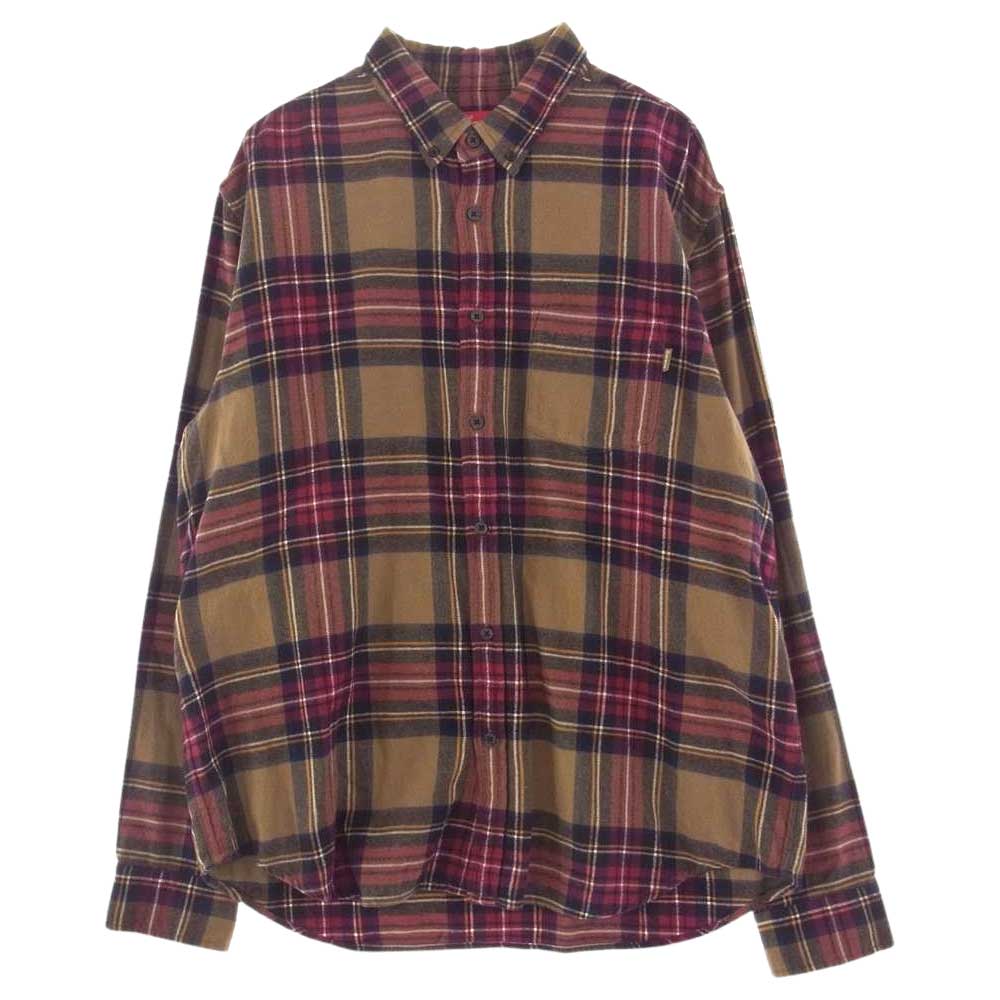 Supreme シュプリーム 19AW Tartan Flannel Shirt マルチカラー系 L【中古】