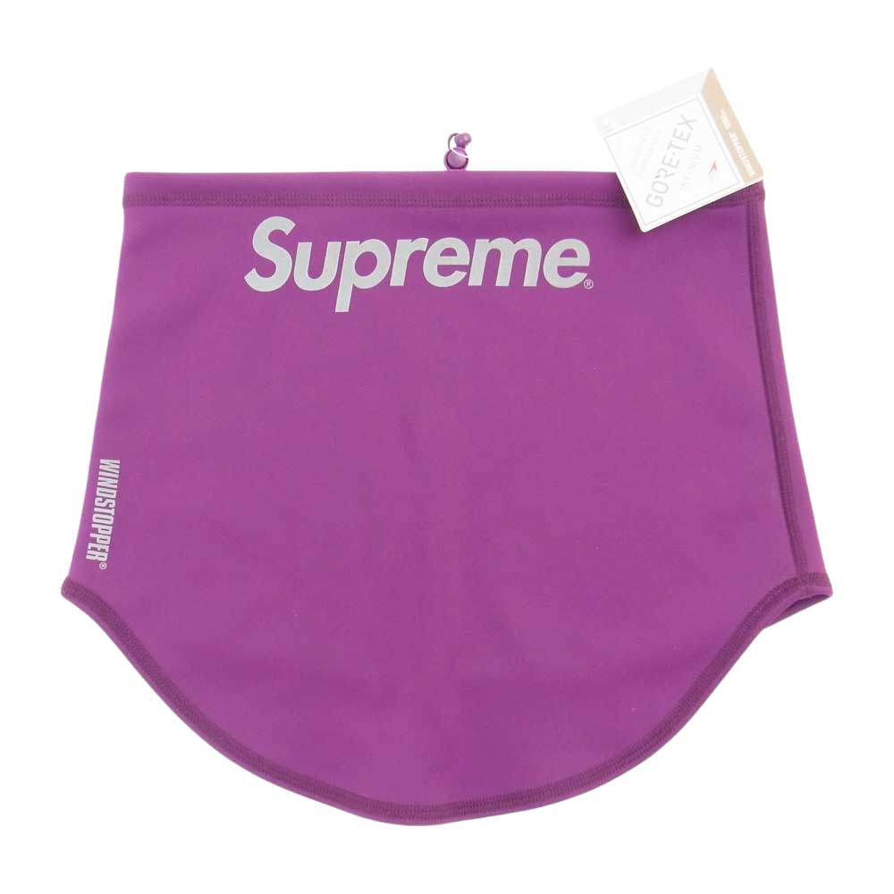 Supreme シュプリーム 21AW windstopper neck gaiter ウインドストッパー ネック ゲイター  パープル系【新古品】【未使用】【中古】