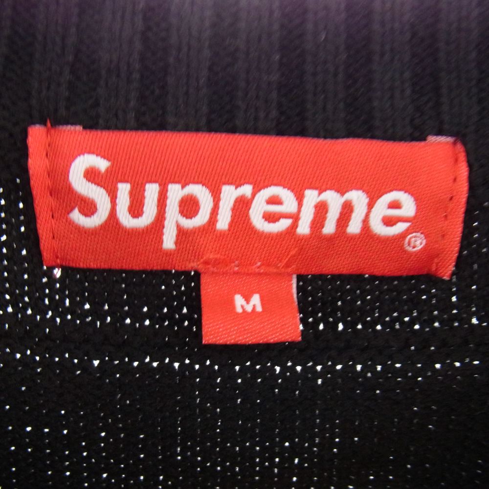 Supreme シュプリーム 21SS Tonal Checkerboard Small Sweater トーナル チェッカーボード スモール ボックスロゴ セーター ブラック系 M【中古】