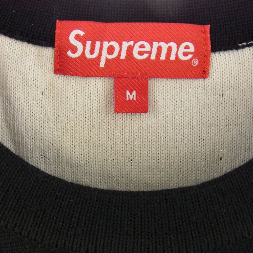 Supreme シュプリーム 20AW Fuck Sweater セーター ニット ブラック系 ホワイト系 M【美品】【中古】