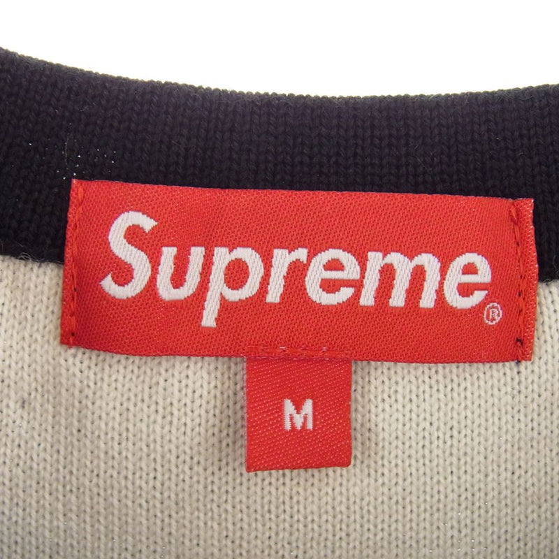 Supreme シュプリーム 20AW Fuck Sweater セーター ニット ブラック系 ホワイト系 M【美品】【中古】