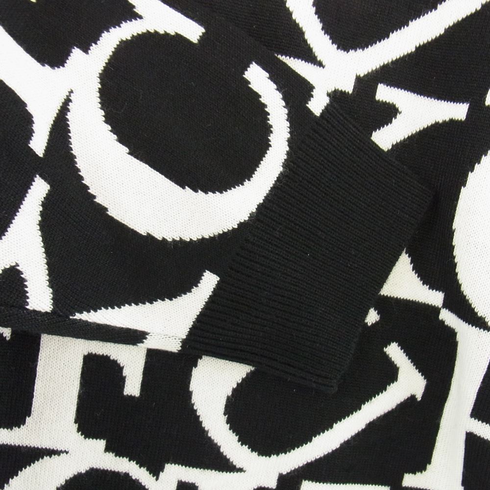 Supreme シュプリーム 20AW Fuck Sweater セーター ニット ブラック系 ホワイト系 M【美品】【中古】