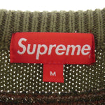 Supreme シュプリーム 21AW Chenille Logo Sweater シェニール ロゴ セーター マルチカラー系 M【美品】【中古】