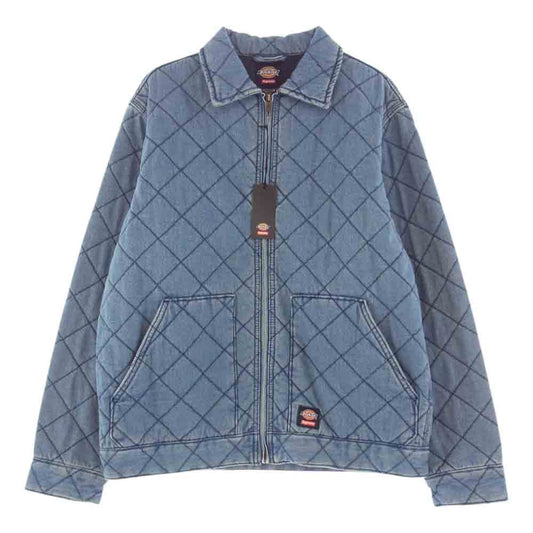 Supreme シュプリーム 21AW Dickies Quilted Work Jacket ディッキーズ キルト ジャケット ブルー系 M【極上美品】【中古】
