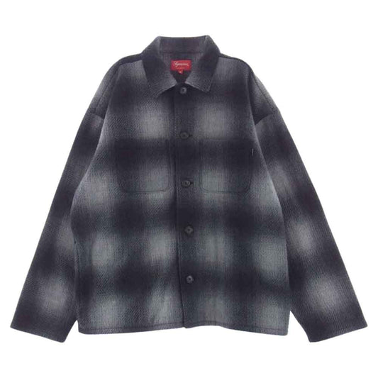 Supreme シュプリーム 20AW Shadow Plaid Fleece Shirt シャドウ プレイド チェック フリース シャツ マルチカラー系 M【中古】