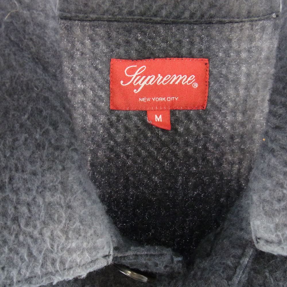 Supreme シュプリーム 20AW Shadow Plaid Fleece Shirt シャドウ プレイド チェック フリース シャツ マルチカラー系 M【中古】