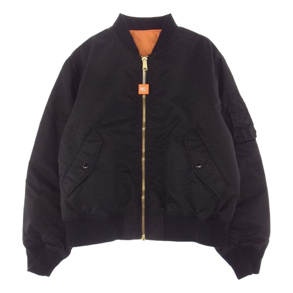 Supreme シュプリーム 20AW Globe MA-1 ボンバー ミリタリー ジャケット ブラック系 M【中古】