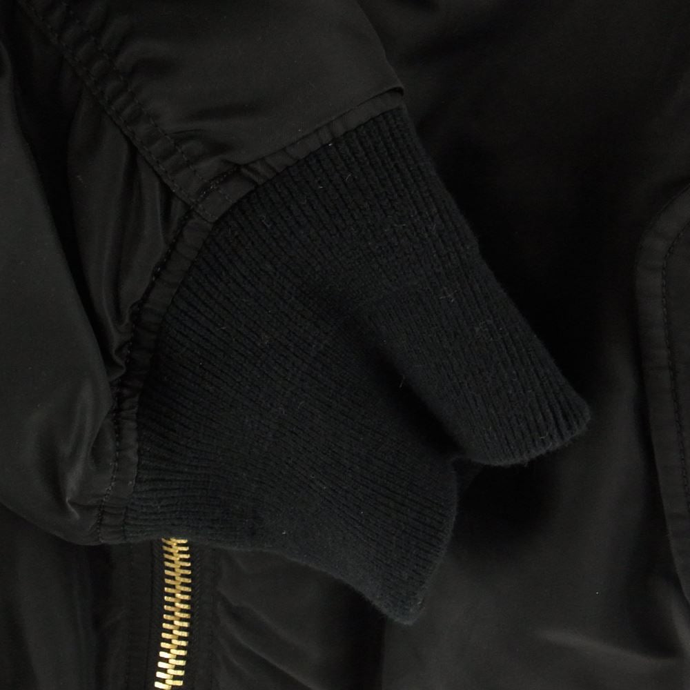 Supreme シュプリーム 20AW Globe MA-1 ボンバー ミリタリー ジャケット ブラック系 M【中古】