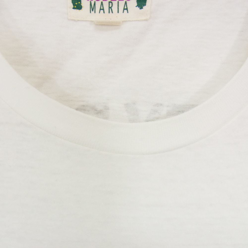 WACKO MARIA ワコマリア RUDEES プリント Tシャツ ホワイト系 M【中古】