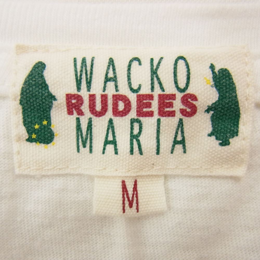 WACKO MARIA ワコマリア RUDEES プリント Tシャツ ホワイト系 M【中古】