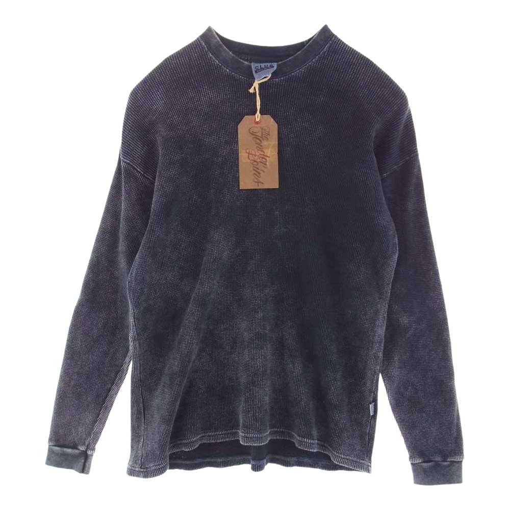 TENDERLOIN テンダーロイン 19AW THERMAL ACID DLR サーマルロンT 長袖 カットソー  ネイビー系【中古】