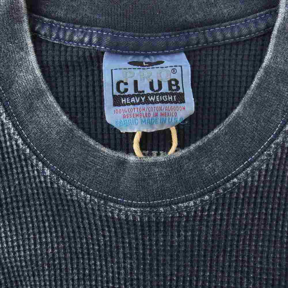 TENDERLOIN テンダーロイン 19AW THERMAL ACID DLR サーマルロンT 長袖 カットソー  ネイビー系【中古】