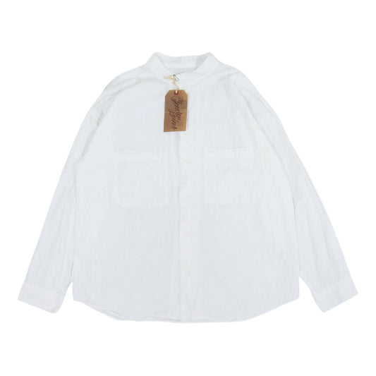 TENDERLOIN テンダーロイン T-STAND SHT CHAMBRAY L/S スタンダード シャンブレーシャツ ホワイト系 S【中古】